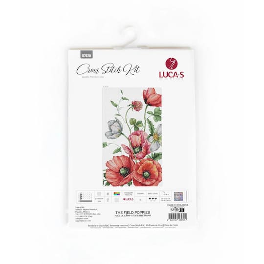 Luca-S The Field Poppies Counted Cross Stitch Kit